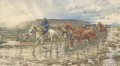 Bad weather in the Roman Campagna Enrico Coleman horse